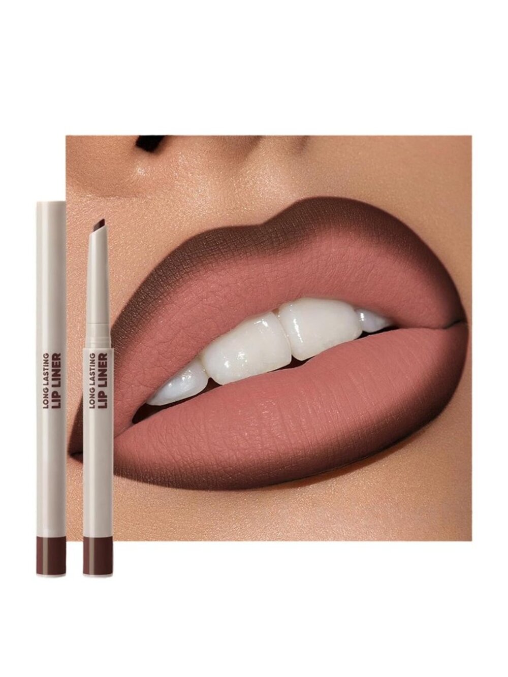 Women G01# Dark Brown 2-in-1 Sculpting & Filling Long-lasting Lipliner Pencil